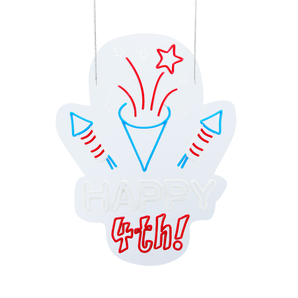 20inch American Neon Lights - Fireworks