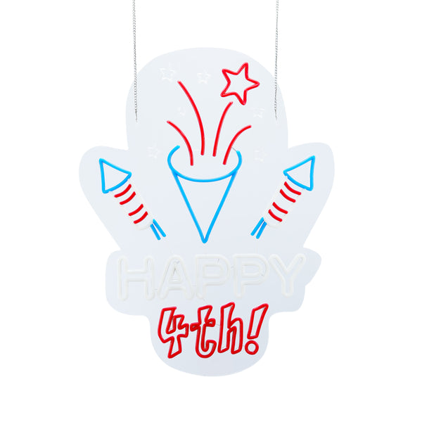 20inch American Neon Lights - Fireworks