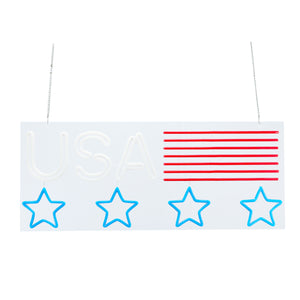 26inch American Neon Lights - US Flag