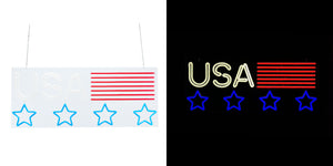 26inch American Neon Lights - US Flag