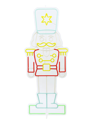 30.8inch Christmas Neon Lights Deco - Nutcracker