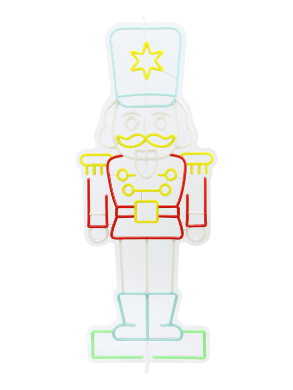 30.8inch Christmas Neon Lights Deco - Nutcracker
