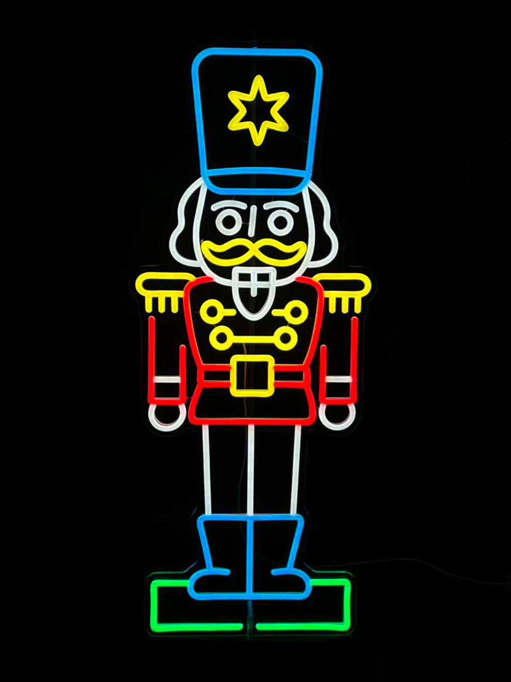 30.8inch Christmas Neon Lights Deco - Nutcracker