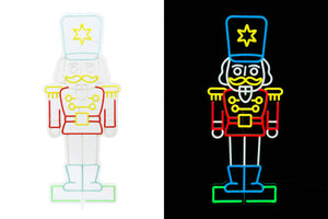 30.8inch Christmas Neon Lights Deco - Nutcracker