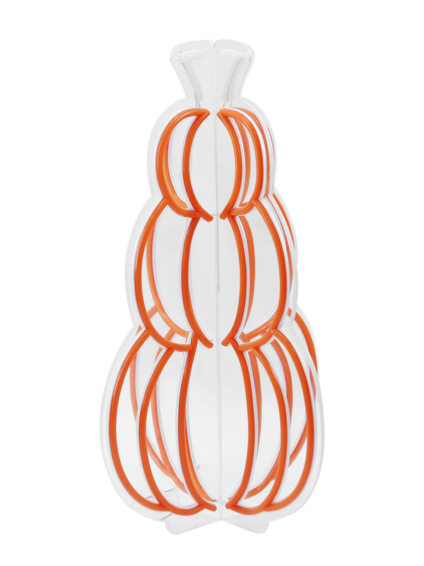 17.9inch Halloween 3D Neon Deco - Stackable Pumpkin
