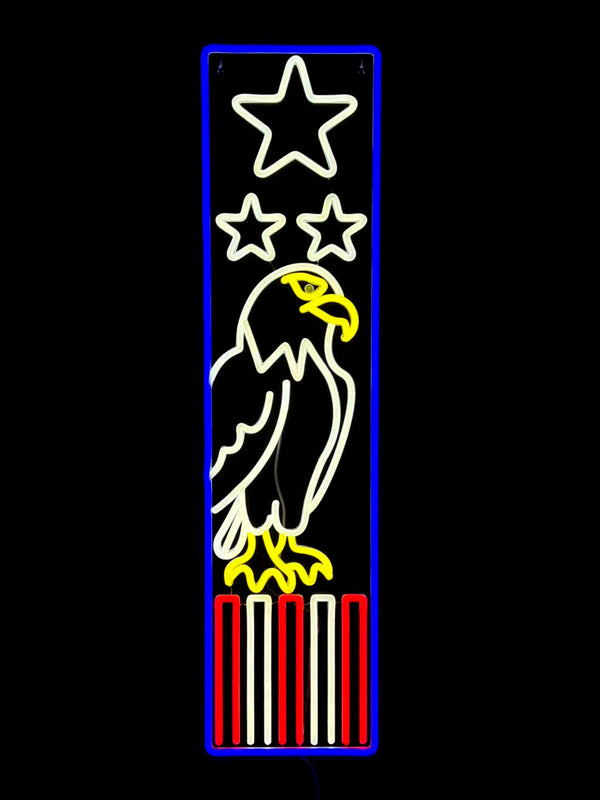 32inch American Neon Porch Sign - Eagel