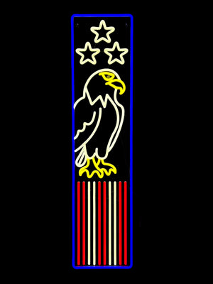 34.6inch American Neon Porch Sign - Eagel