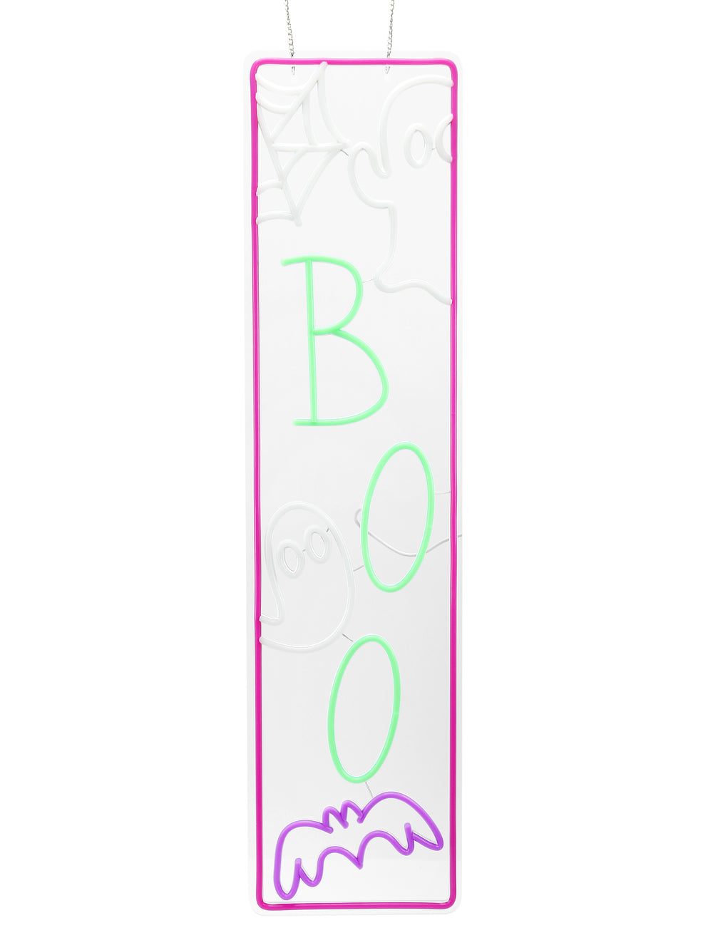 34.6inch Halloween Neon Porch Sign - BOO