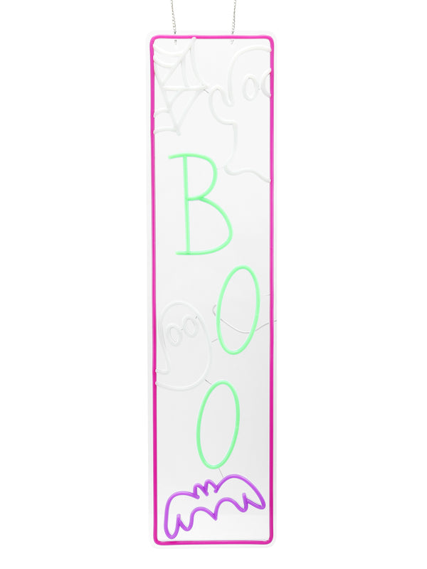 34.6inch Halloween Neon Porch Sign - BOO