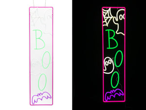 34.6inch Halloween Neon Porch Sign - BOO