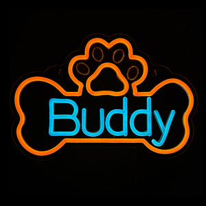 14inch Animal Neon Lights - Buddy