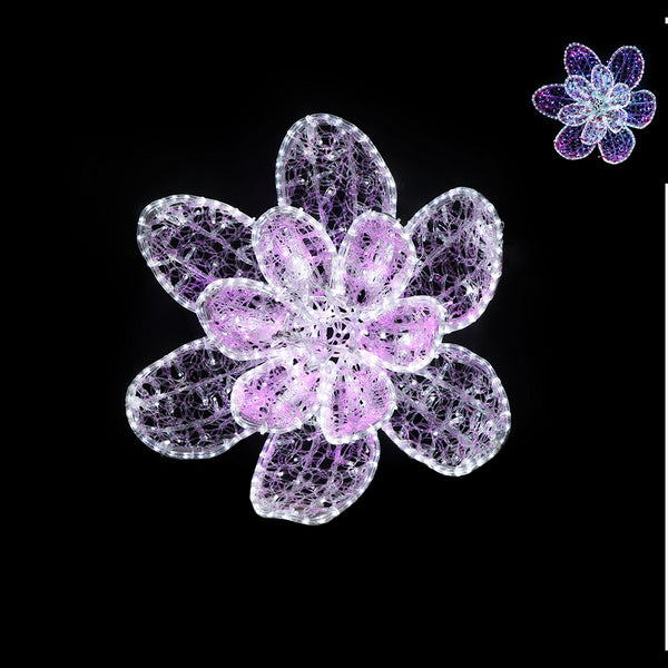 35.4in W RGB Spring Outdoor Flower Deco