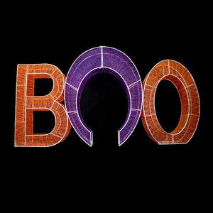 10ft Halloween BOO Arch， 10% White Twinkle