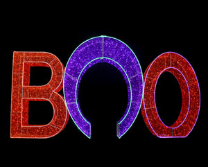 10ft Halloween BOO Arch， 10% White Twinkle