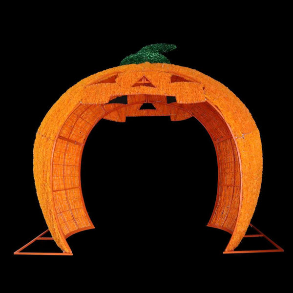 12ft H Pumpkin Arch with 10% Twinkle LED