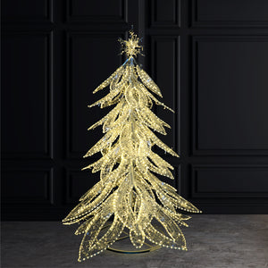 7.5ft WW/WW Commercial Angel Tree 3800 WW/CL LED 20%  Twinkle