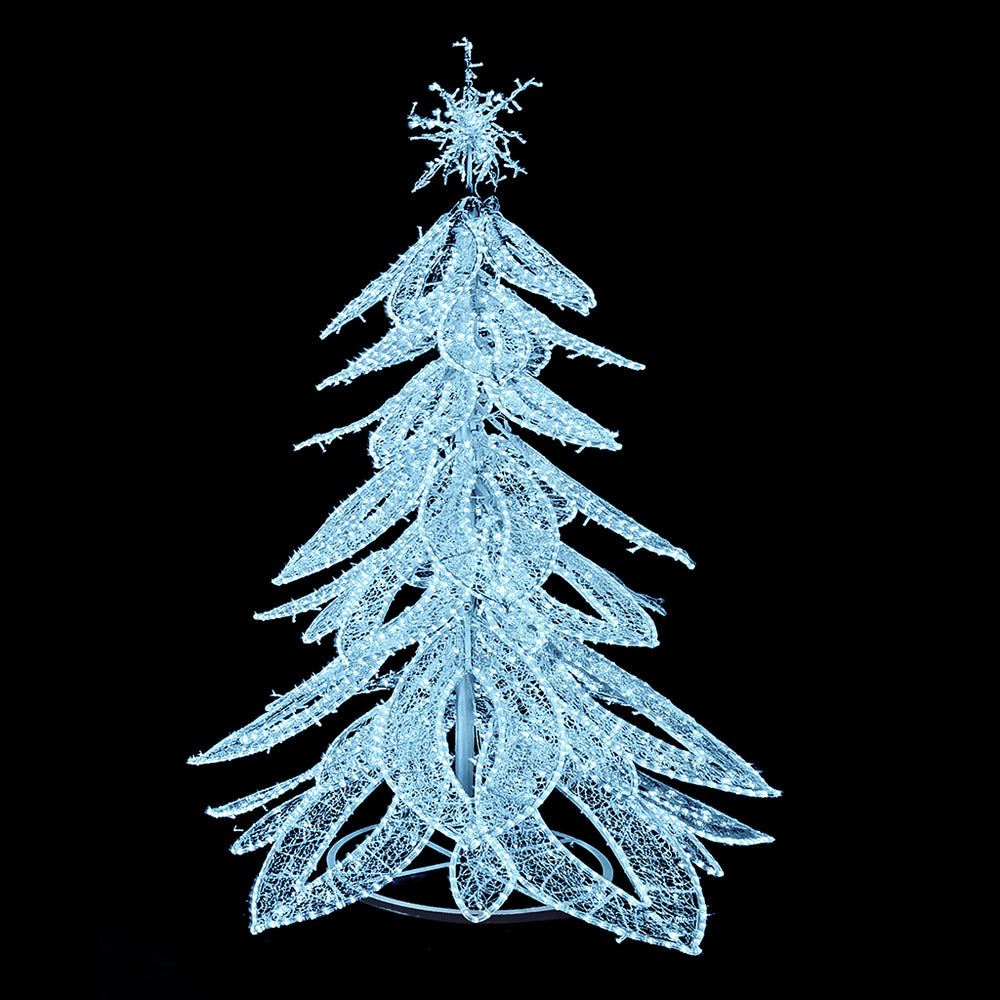 9ft CW/CW Commercial Angel Tree 4845 Warm White LEDS WITH 20% Cool White Twinkle