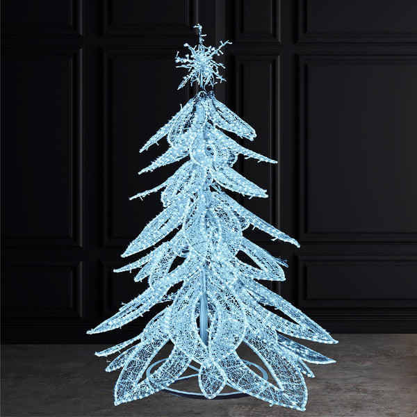 9ft CW/CW Commercial Angel Tree 4845 Warm White LEDS WITH 20% Cool White Twinkle