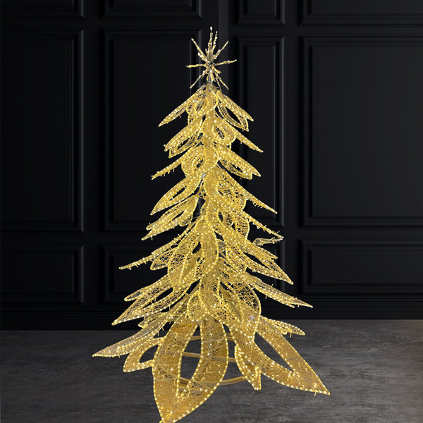 9ft WW/CW Commercial Angel Tree 4845 Warm White LEDS WITH 20% Warm White Twinkle