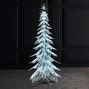 20ft WW/CW Angel Christmas Tree, 11,255 Warm White LEDs with Cool White Twinkle, Aluminum Frame.  IP 67, 16.4’ Lead Wire