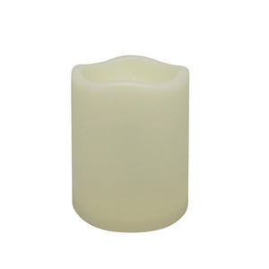 4” H Plastic Outdoor Magnetic bottom Candle
