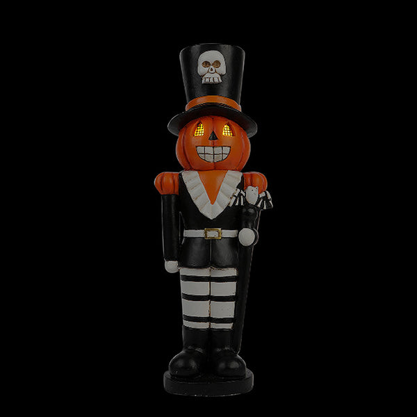 HALLOWEEN LCD EYES | JACK O LANTERN NUTCRACKER IN BLK | MGO.
