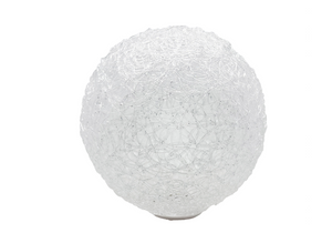 Acrylic Sphere. 10in diameter. Clear acetate box