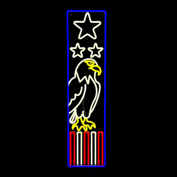 32inch American Neon Porch Sign - Eagel