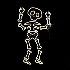 26.6inch Halloween Neon Lights - Skeleton