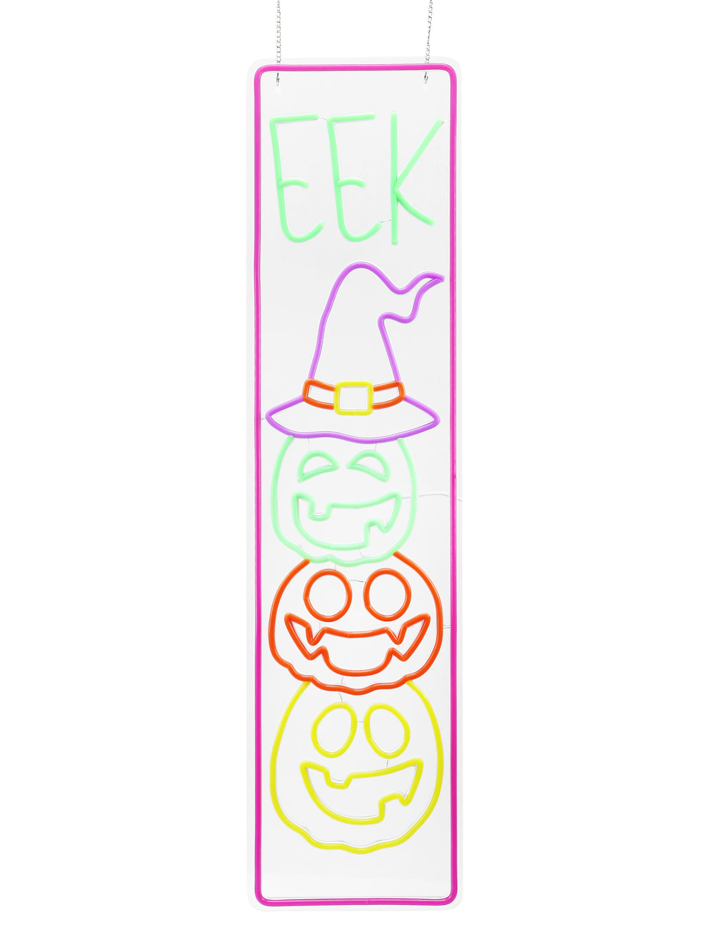 34.6inch Halloween Neon Porch Sign - EEK
