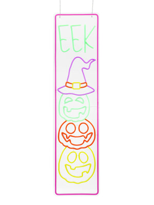 34.6inch Halloween Neon Porch Sign - EEK