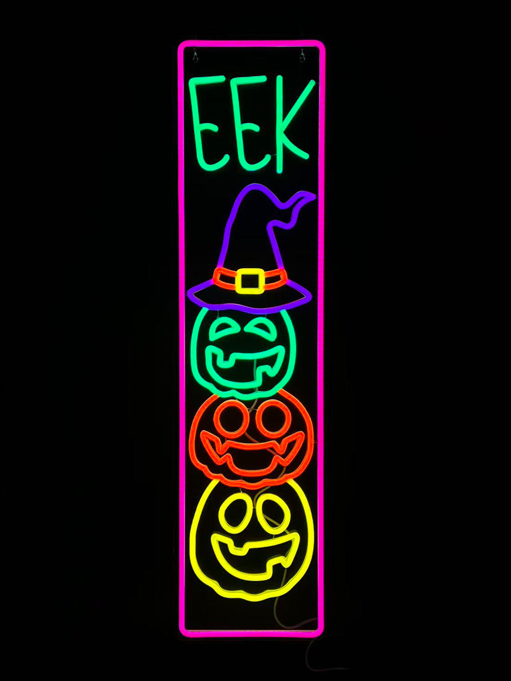 34.6inch Halloween Neon Porch Sign - EEK