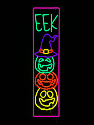 34.6inch Halloween Neon Porch Sign - EEK