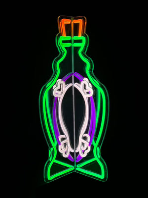 18.7inch Halloween 3D Neon Deco - Poison
