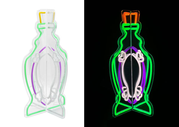 18.7inch Halloween 3D Neon Deco - Poison