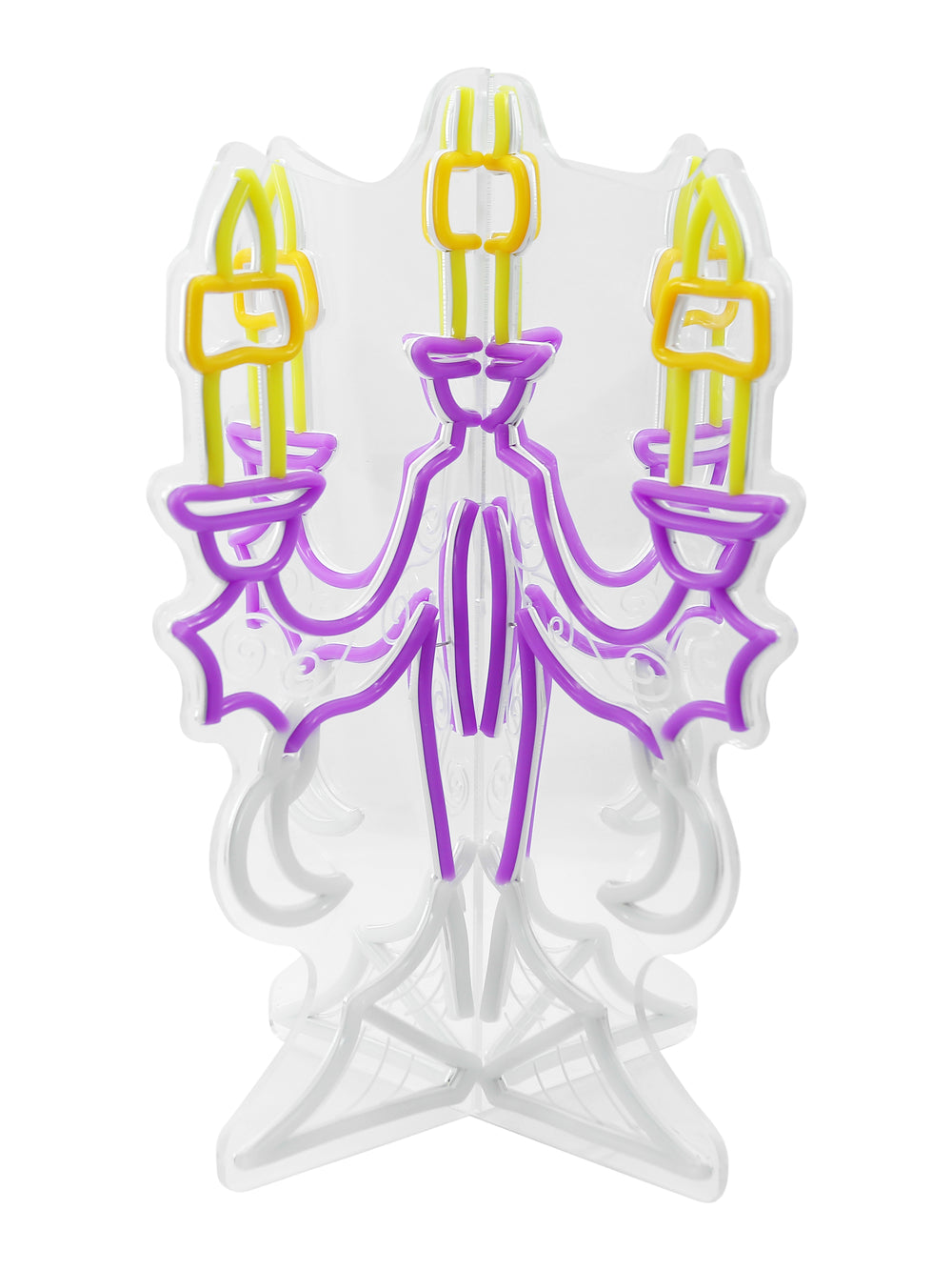 24.2inch Halloween 3D Neon Deco - Candelabra