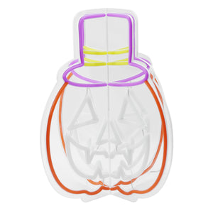 14.8inch Halloween 3D Neon Deco - Pumpkin