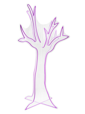 44.3inch Halloween 3D Neon Deco - Ghost Tree