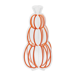17.9inch Halloween 3D Neon Deco - Stackable Pumpkin