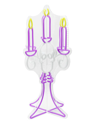22.7inch Halloween 3D Neon Deco - Candelabra