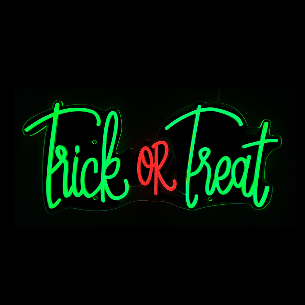 17.7inch Halloween Neon Lights - Trick OR Treat