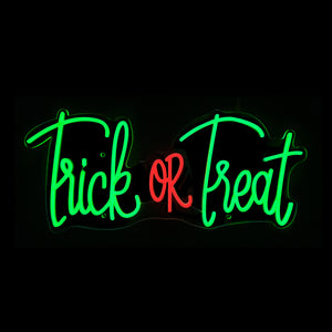 17.7inch Halloween Neon Lights - Trick OR Treat