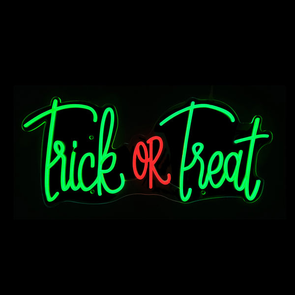 17.7inch Halloween Neon Lights - Trick OR Treat