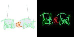 17.7inch Halloween Neon Lights - Trick OR Treat