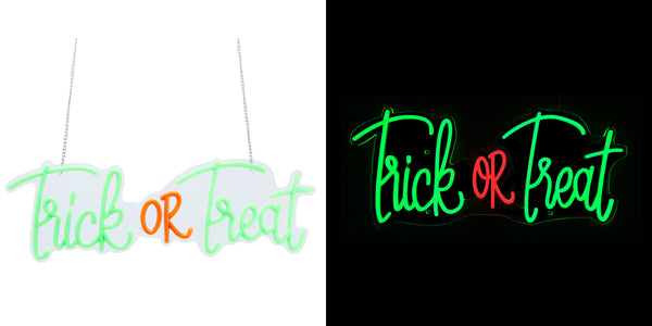 17.7inch Halloween Neon Lights - Trick OR Treat