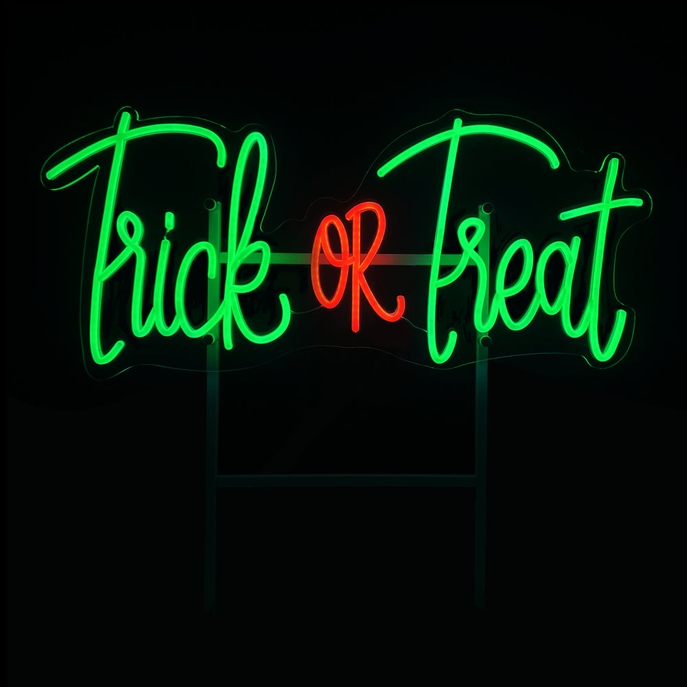 26inch Halloween Neon Lights  - Trick OR Treat