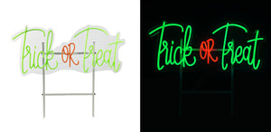 26inch Halloween Neon Lights  - Trick OR Treat