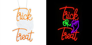 15inch Halloween Neon Lights  - Trick OR Treat