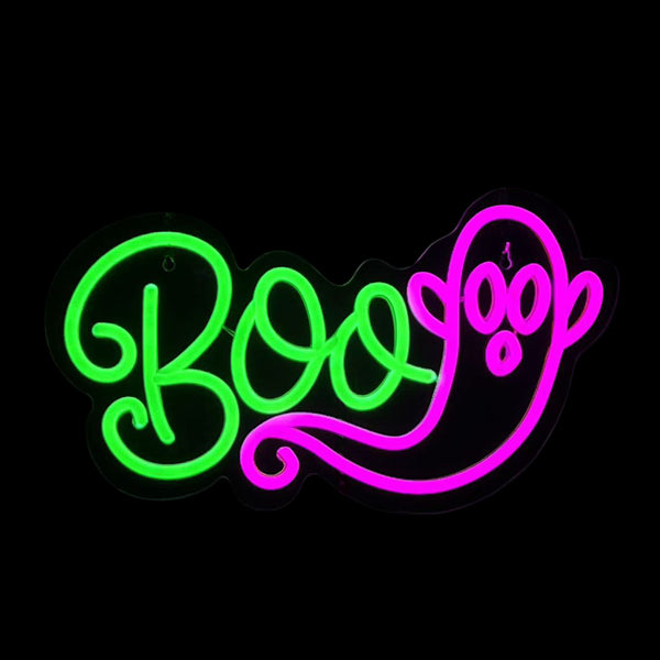 13.8inch Halloween Neon Lights - Boo Ghost