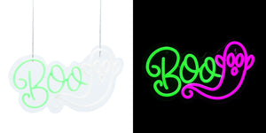 13.8inch Halloween Neon Lights - Boo Ghost